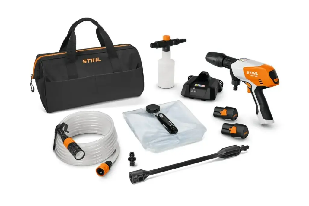 STIHL RCA 20 met 2 accu's en lader
