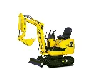 Verhuur minigraver: Komatsu PC09-1